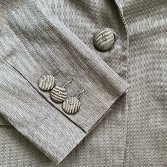 Marc Jacobs Black Pinstripe Blazer Size 2 - Picture 6 of 7